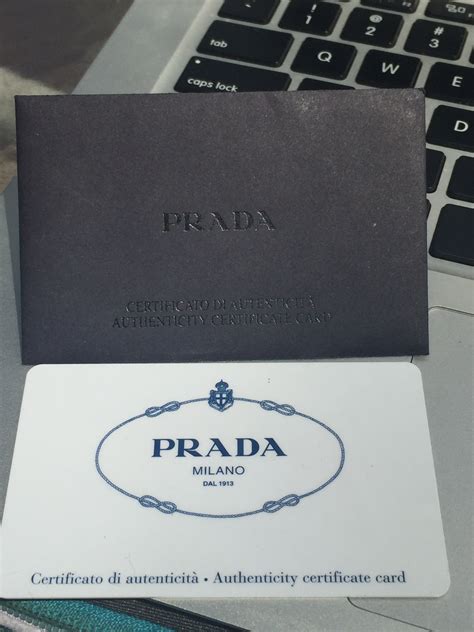 fake prada book|prada authenticity card.